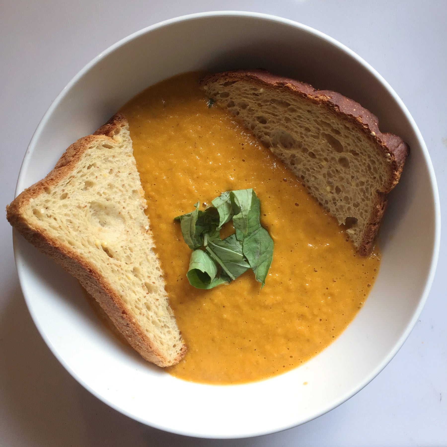 Tomato Basil Soup with Bone Broth