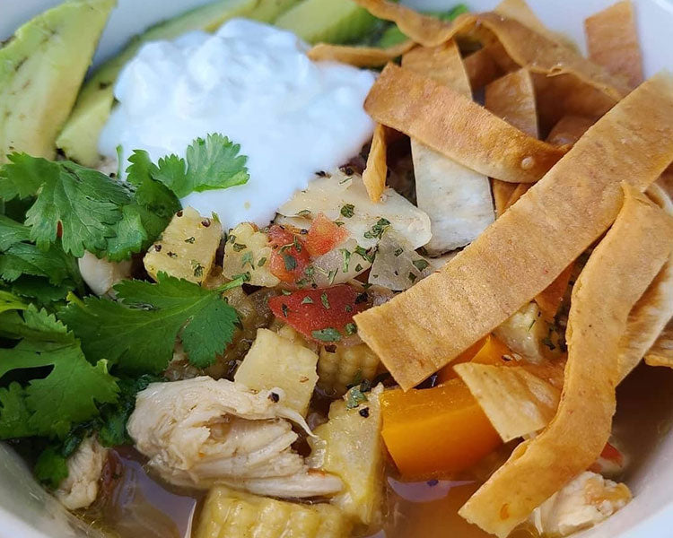 Keto Chicken Tortilla Soup