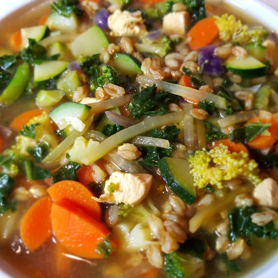 Farro Chicken Soup