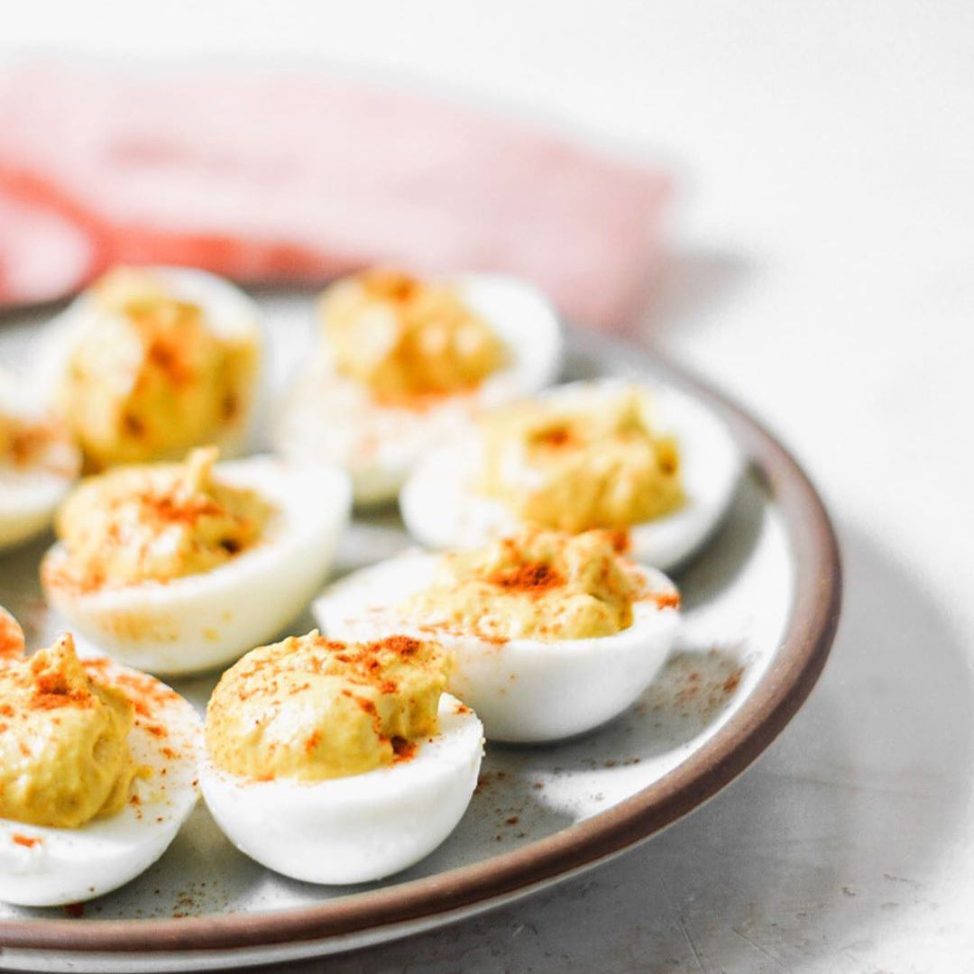 Bone Broth Deviled Eggs