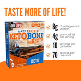 Keto Beef Bone Broth Sticks Packets - 24 count