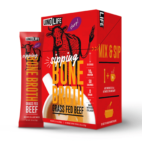 Grass Fed Beef Bone Broth Stick Packs